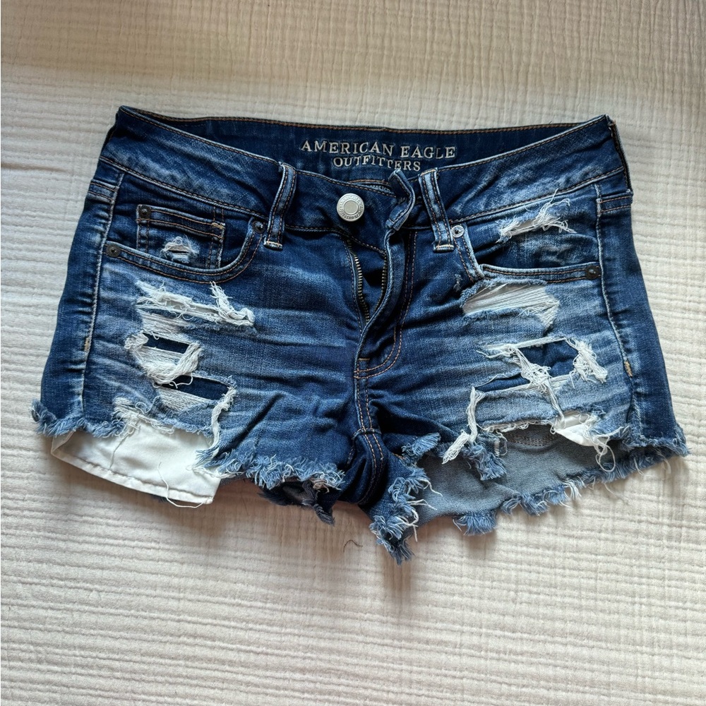 American Eagle Distressed Shorts